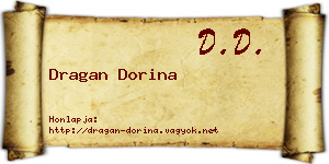 Dragan Dorina névjegykártya